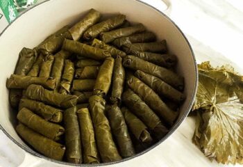 Lebanese Stuffed Grape Leaves (Warak Enab)